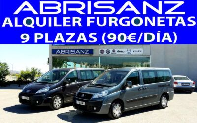 Este verano, alquila tu furgoneta de 9 plazas en Abrisanz Automoción