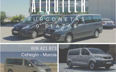 Alquila una furgoneta de 9 plazas, por sólo 90€/día