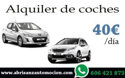 Coches de alquiler (40€/día)