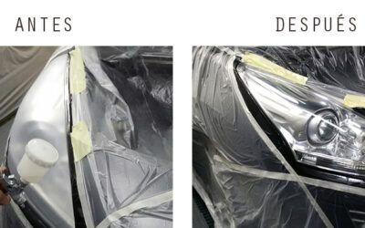 ANTES/DESPUÉS: Pulido de faros de un Peugeot 3008