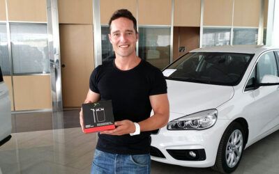 Cristo Ruiz Durán, ganador del sorteo mensual del mes de julio