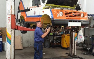 El Suzuki Samurái de Protección Civil, listo para seguir sirviendo a los ciudadanos