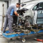 ¿Conoces nuestra bancada de chapa? Reconstruimos vehículos que han sufrido accidentes
