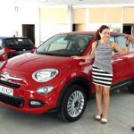 Cati Pérez ya conduce su nuevo Fiat 500 X Lounge. ¡Buen finde a todos!