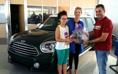 Juani Fernández, ganadora del sorteo del mes de agosto