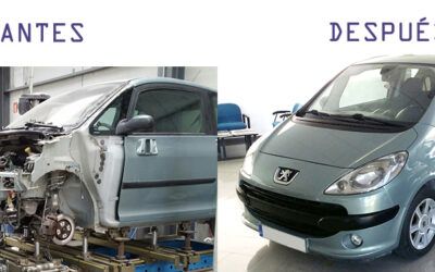 ANTES/DESPUÉS: Reconstruimos un Peugeot 1007 accidentado