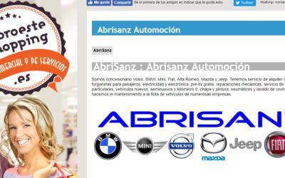 Abrisanz Automoción ya está en Noroeste Shopping, el centro comercial online de la comarca