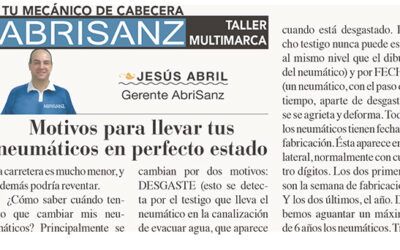 CONSEJOS ABRISANZ: «Motivos para llevar tus neumáticos en perfecto estado»