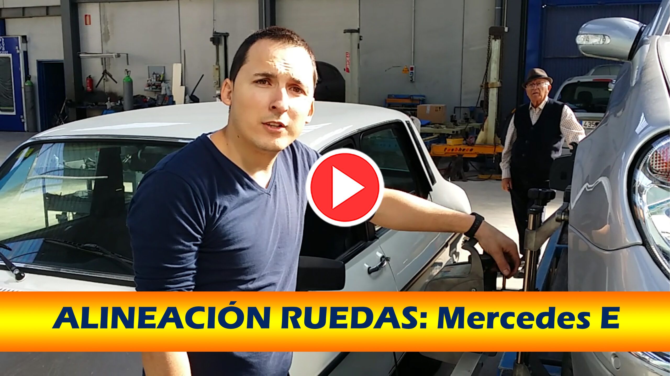 VÍDEO: Alineamos las ruedas a un Mercedes Clase E