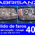 ¿Faros amarillentos? Nosotros te los dejamos como nuevos