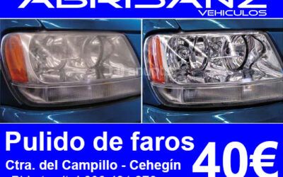 ¿Faros amarillentos? Nosotros te los dejamos como nuevos