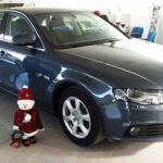 Le pintamos el coche a Papá Noel