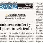 CONSEJOS ABRISANZ: “Amortiguadores: confort y seguridad para tu vehículo”