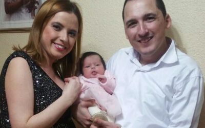 Nuestro mecánico David y su mujer, Rocío, ya son ‘papis’. ¡Enhorabuena!