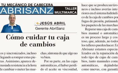 CONSEJOS ABRISANZ: “Cómo cuidar tu caja de cambios”