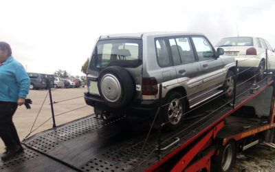 Un Mitsubishi Montero, que se va a Toledo. ¡Tenemos clientes en toda España!