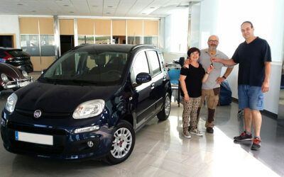 Un reluciente Fiat Panda para José y Ana. ‘A disfrutarlo!