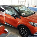 Pintamos el lateral trasero de este Renault Captur