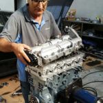 El motor de una Fiat Ducato con 500.000 kilómetros, a revisión