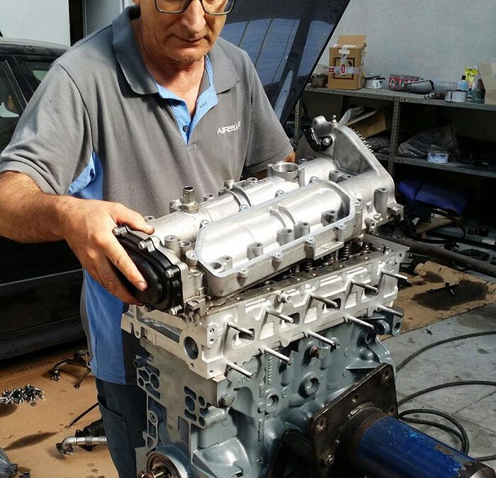 El motor de una Fiat Ducato con 500.000 kilómetros, a revisión