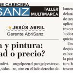 “CONSEJOS ABRISANZ: “Chapa y pintura: ¿calidad o precio?”