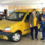 Una Renault Kangoo para nuestros amigos de Ávila Lorena y César. ¡Buen viaja de regreso!