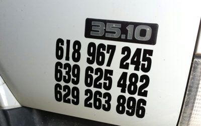 Ruedas nuevas para la grúa de Begasel Instalaciones Eléctricas