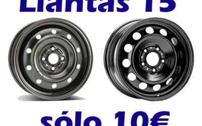 Llantas de hierro nuevas de 15″ por sólo 10 euros. ¡Increíble!