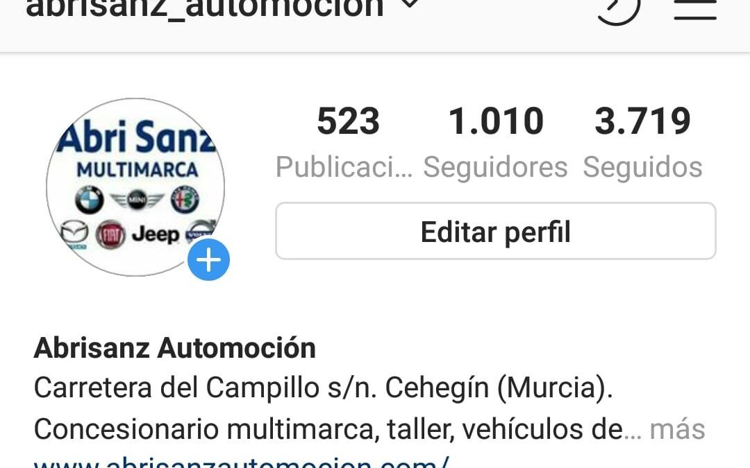 Superamos los 1.000 seguidores en Instagram