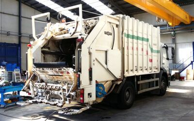 Le hacemos el mantenimiento a los camiones del Ayuntamiento