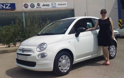 Un Fiat 500 para nuestra amiga Mari Carmen. ¡Qué gozada de coche!